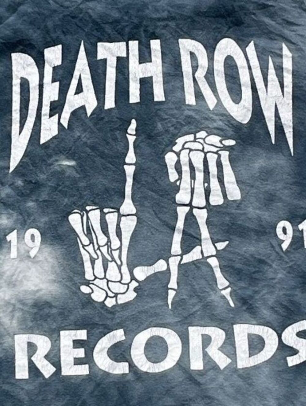 Death Row Records Preowned Small Tie Dye T-shirt
